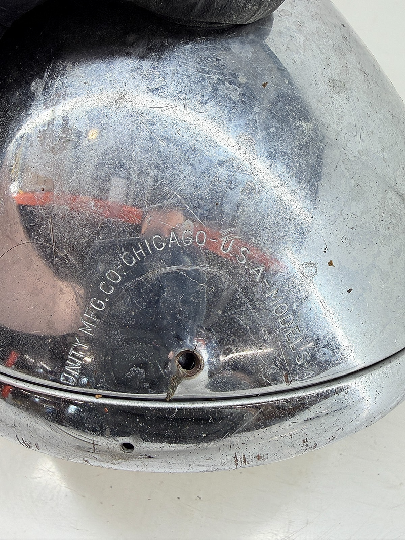 Vintage UNITY Model S-4 Fog Lamp Driving Light HOT RAT ROD C36-65