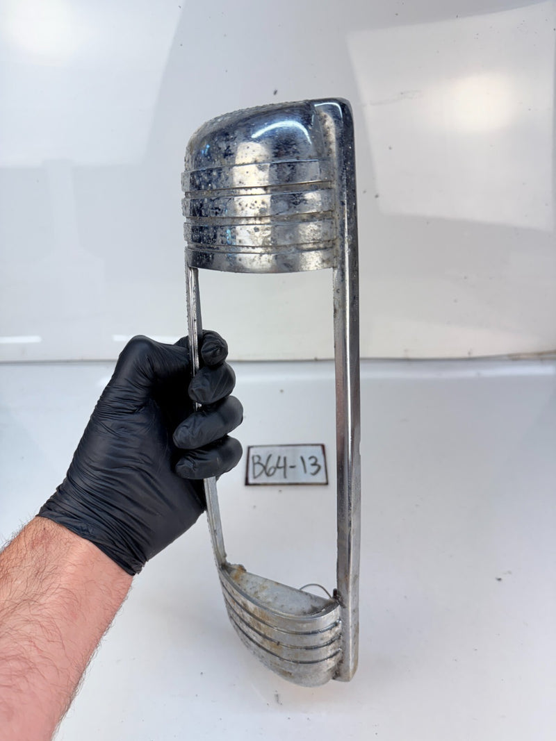 1946 - 1948 CHRYSLER DODGE DESOTO CENTER BRAKE LIGHT CHROME BEZEL 1149302 B64-13