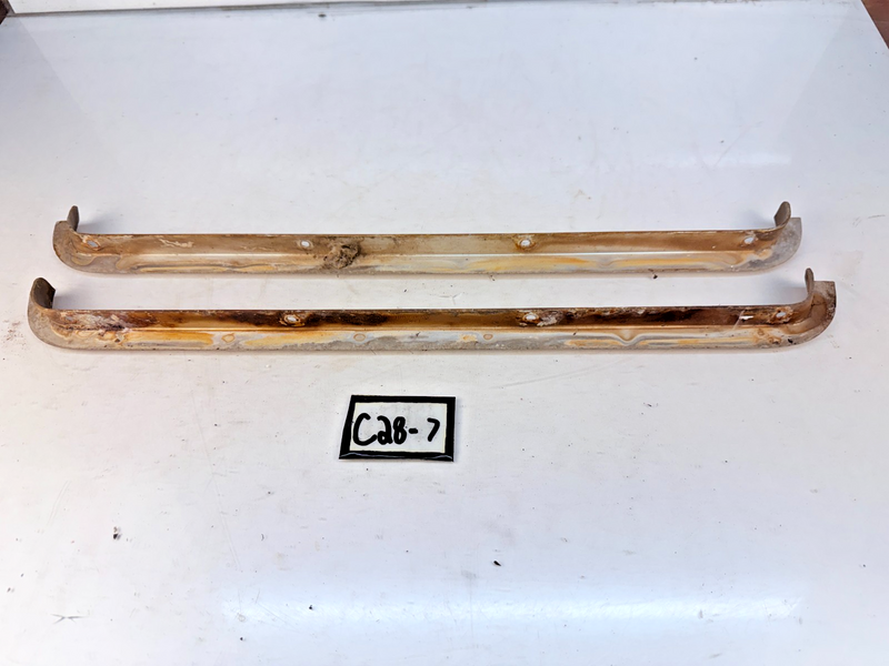 Nice ORIGINAL 1971 Olds Cutlass S 442 PAIR Hood Opening Molding 406858 C28-7