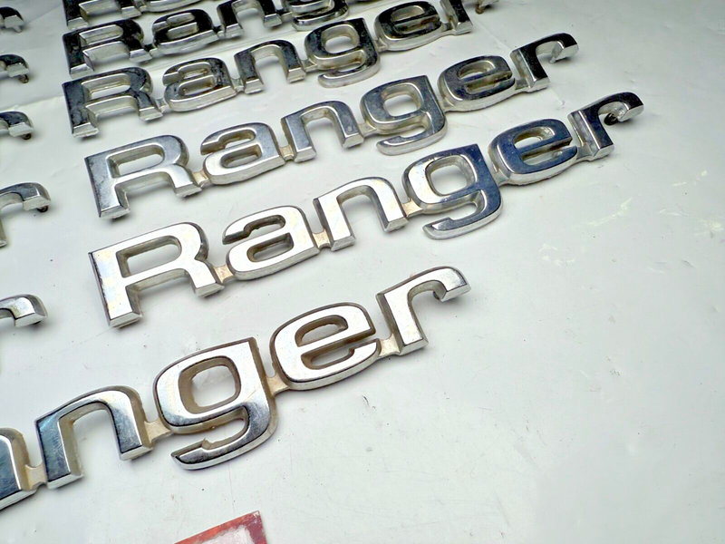 (1) OEM 1980 - 1983 Ford Ranger Metal Emblem E0TB-16B114 80 81 82 83 B32-184