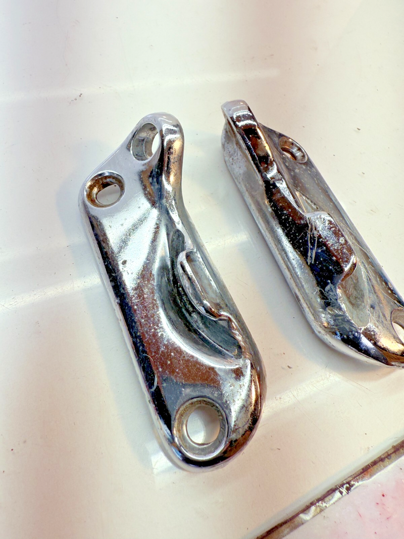 OEM 1958 - 1960 Chevy Impala Convertible Top Latch Mount Striker Plate 59 B60-15