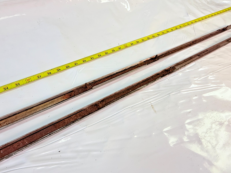 OEM 1960 Chevrolet Impala 4 Door Rear Long Quarter Fin Molding 69.5" 60 S1-63