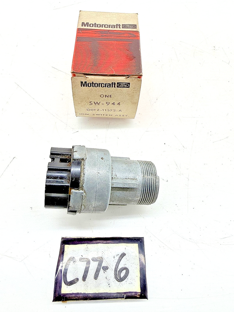 NOS 1970 - 1976 FORD F100 F250 F350 IGNITION SWITCH SW-944 D0TZ-11572-A C77-6