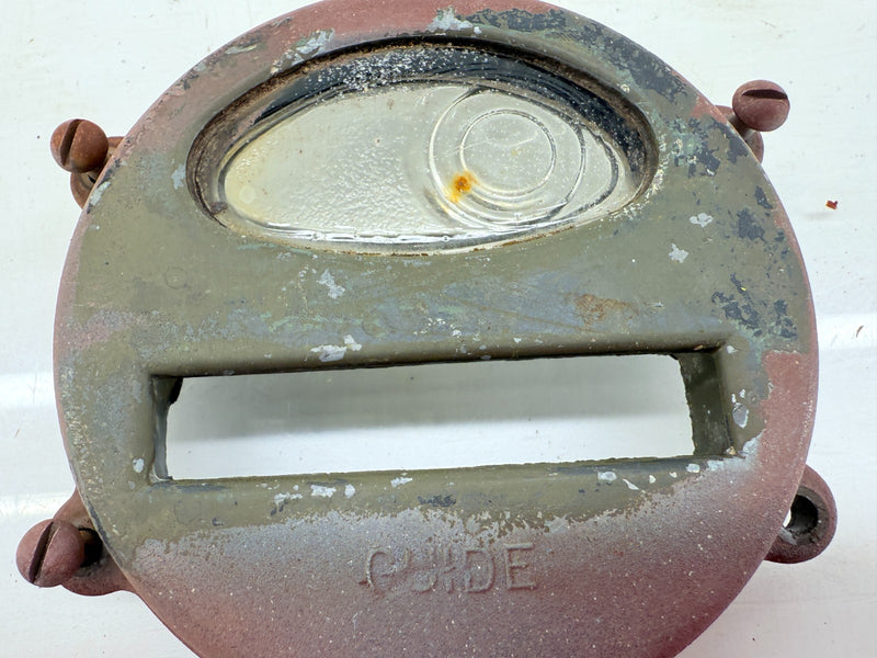 OEM 1950's Kaiser Willy M38 MC Jeep Rear Stop Light Turn Signal Lens Cover C40-9