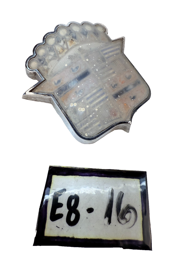 NICE OEM 1950 1951 Cadillac Chrome Trunk Crest Emblem Badge E8-16