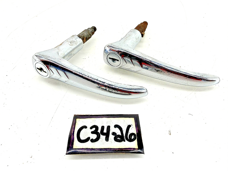 (1) 1939 1940 1941 BUICK PONTIAC OLDS REAR TRUNK LID LOCKING HANDLE ROD RAT C34