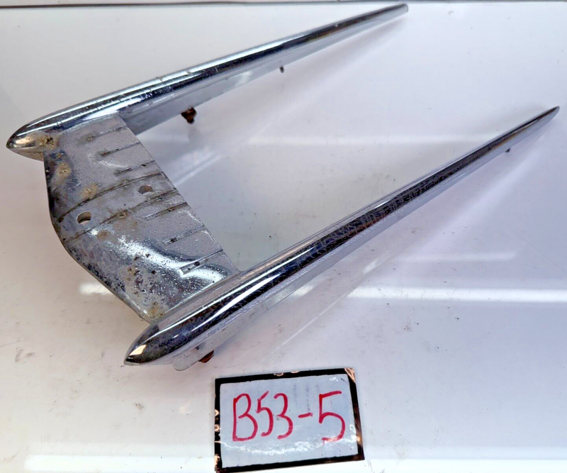 OEM 1950 - 1951 Oldsmobile Chrome Hood Ornament / Twin Airplane 50 51 B53-5