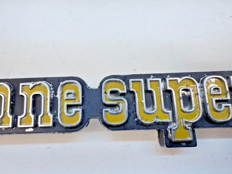 OEM 1973 1974 1975 1976 Chevy "Cheyenne Super 20" Fender Emblem 6273133 E7-57