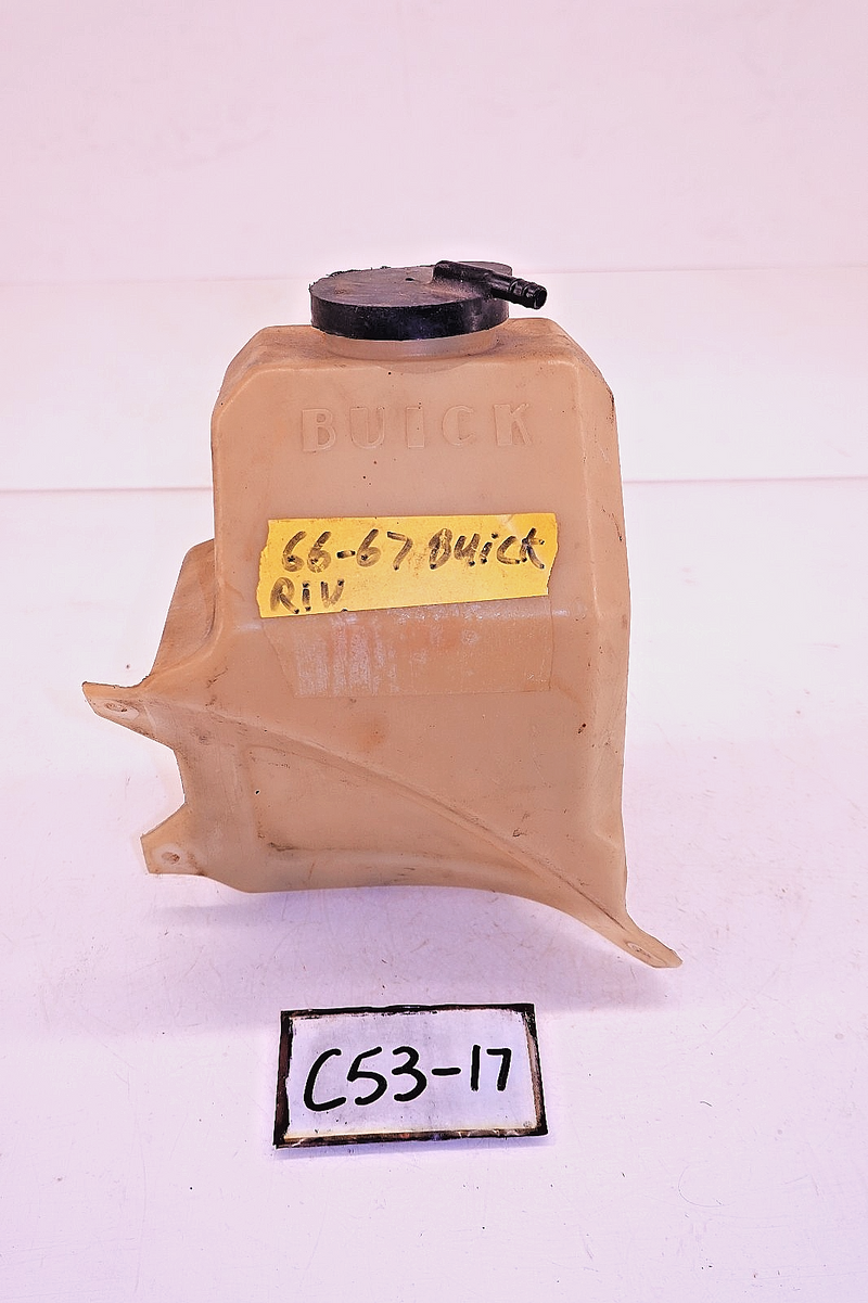 OEM 1963 - 1970 Buick Embossed Windshield Washer Reservoir Jug Riviera C53-17
