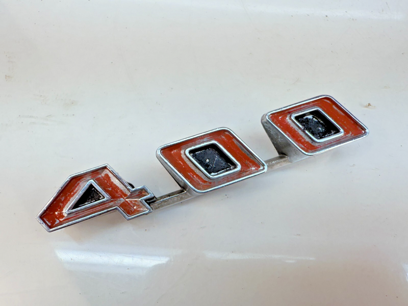 OEM 1968 69 70 71 1972 GTO LEMANS 400 ROCKER PANEL EMBLEM 9791519 B32-269