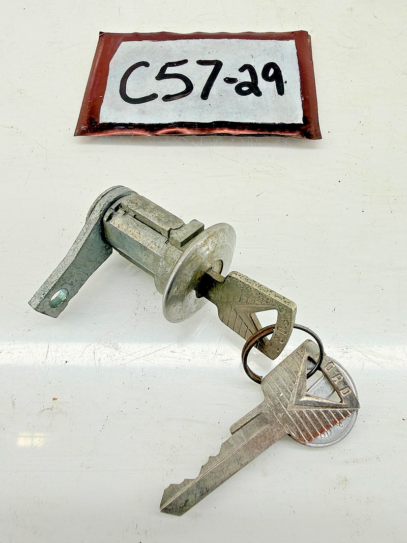 OEM 1962 - 1977 Mercury Comet Galaxie Mustang Door Lock Key Cylinder 1965 C57-29