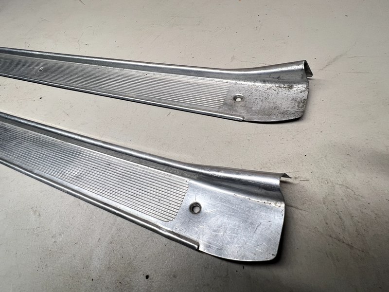 VINTAGE "Body by Fisher" 1968-1972 Chevelle Malibu Door Sill Plate Set B18