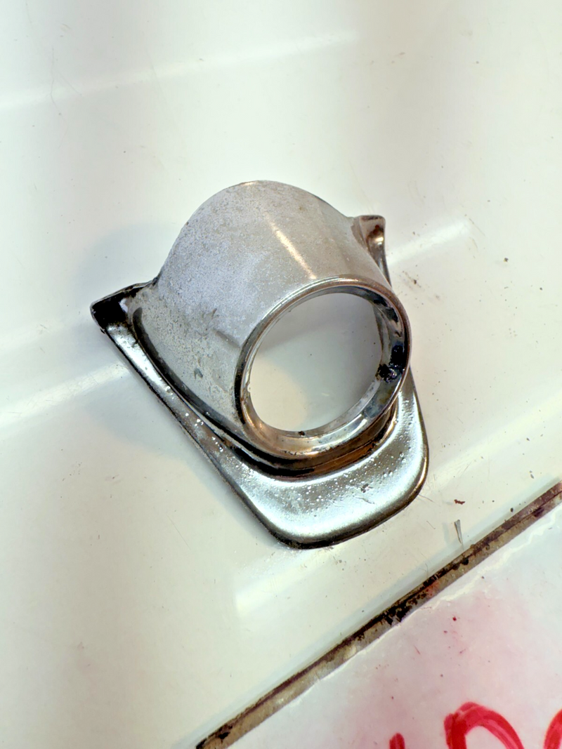 OEM 1960 Chevy Impala El Camino LH Chrome Windshield Wiper Escutcheon 60 B60-9