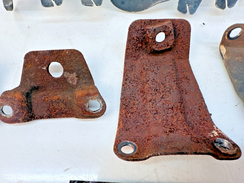 OEM 1960 Chevy Impala PAIR Grille Support Spacer & Misc Brackets B75-40