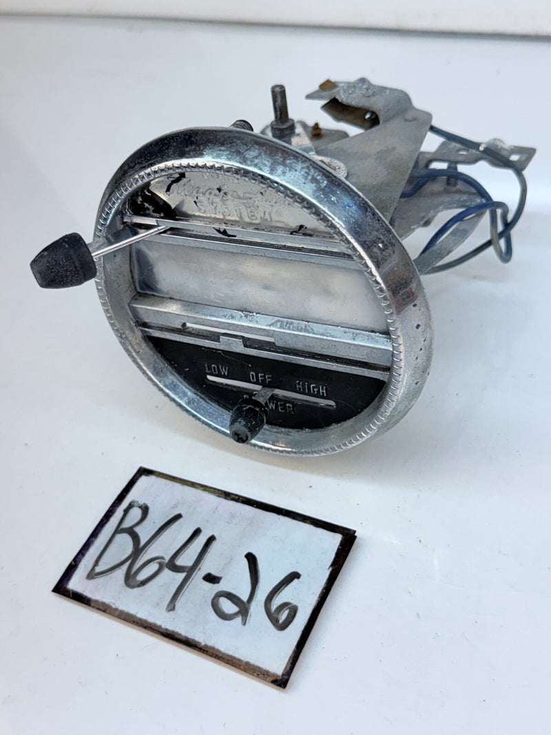 OEM 1955 - 1960 Ford Magic Aire Dash Heater Control 55 56 57 58 59 60 B64-26