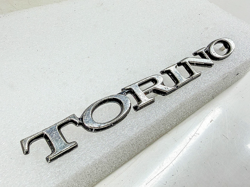 OEM 1968 1969 1970 FORD TORINO LETTER QUARTER EMBLEM C8OB-63291B62-A E10-50