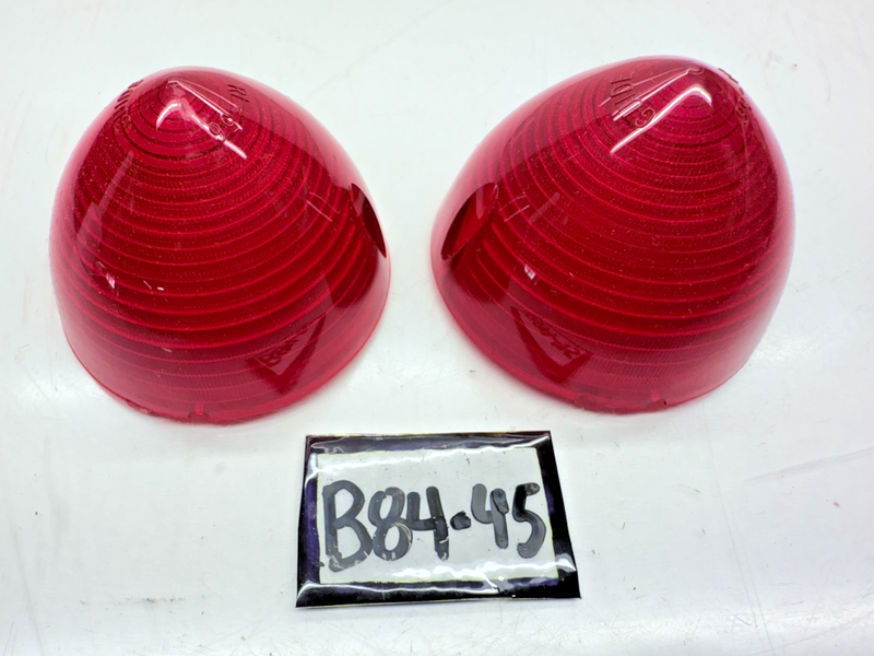 OEM 1956 Chevrolet PAIR TailLight Lens Set GM 5947161 Guide RI-56 BelAir B84-45
