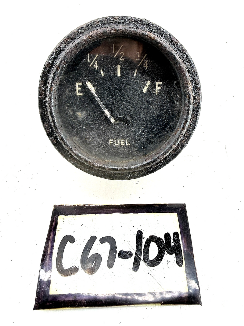 OEM 1940's Ford GPW Jeep Willys MB CJ2A CJ3A M38 WWII Fuel Gauge C67-104