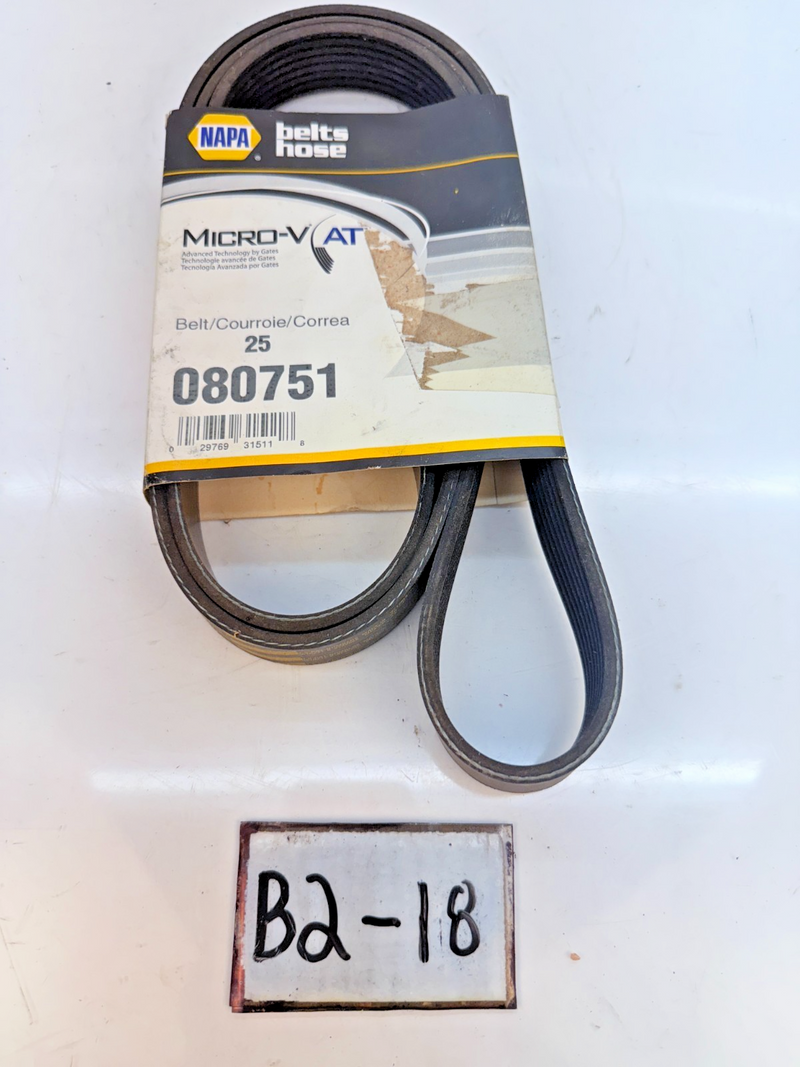 NAPA 080751 Serpentine Micro V Belt 2003 - 2004 Mustang V8 B2-18