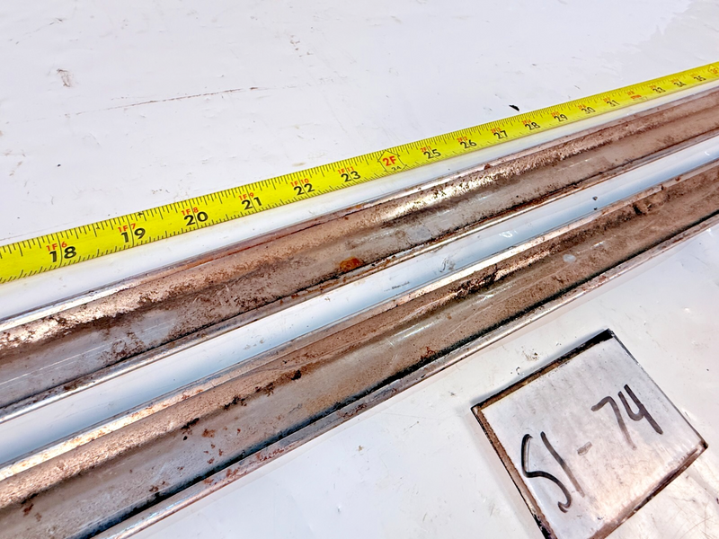 ORIGINAL 1956 CHEVROLET BEL AIR  Pair of FRONT DOOR TRIM Moulding S1-74