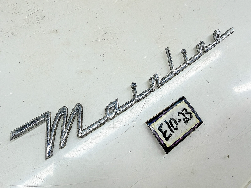 Vintage 1952 1953 1954 1955 1956 FORD MAINLINE SCRIPT EMBLEM BM-16098-D E10-23