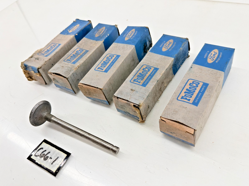 (5) NOS 1966 Lincoln Continental Engine Intake Exhaust Valve C6VY-6505 C66-1