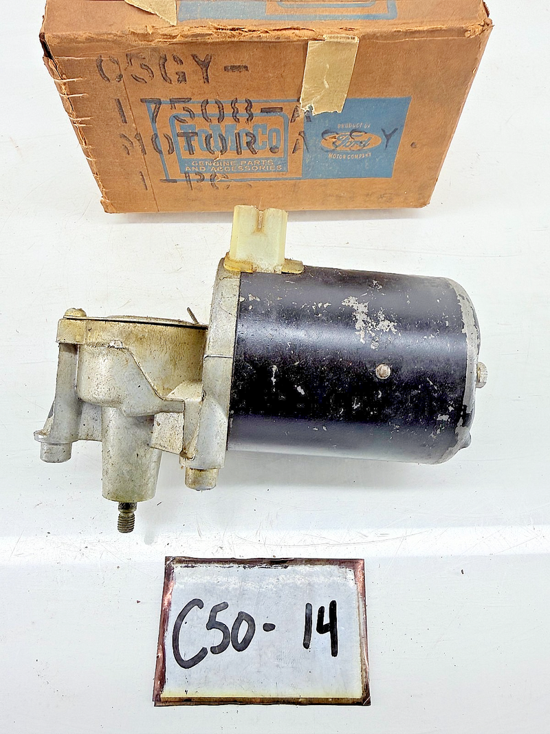 NOS OEM 1965 Mercury Ford Comet Windshield Wiper Motor C5GF-17508-A C50-14