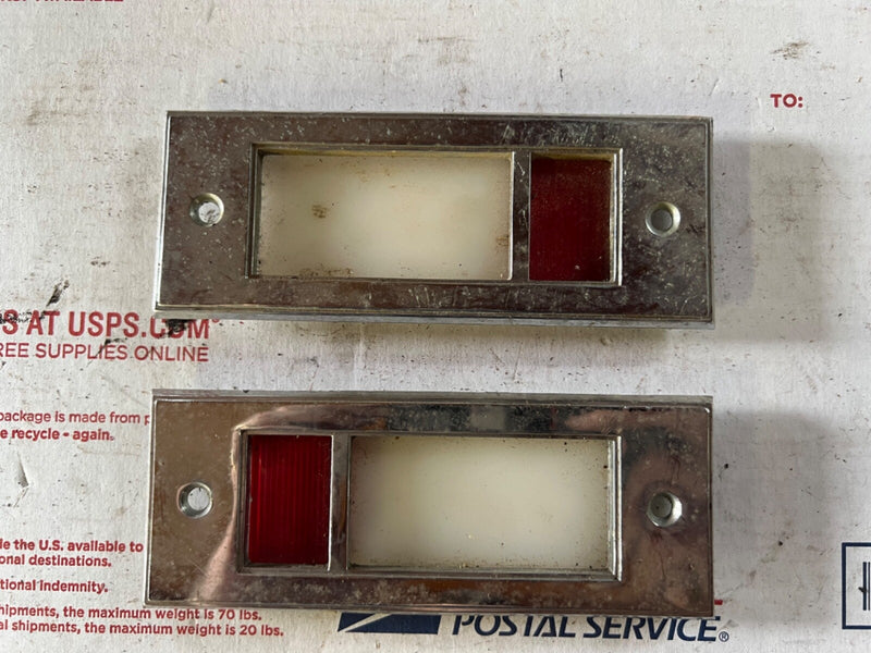 OEM *PAIR* 1965 1966 FORD THUNDERBIRD FORD#C5SB-13739-A DOOR PANEL LIGHT BEZEL 1