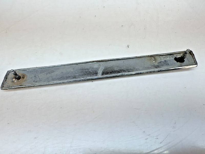 OEM 1960 Chevrolet Impala #7 Left Front Fender Chrome Molding Trim Louver E6-91