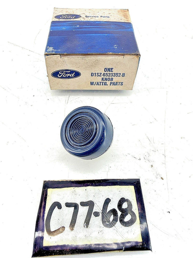 1968 - 1972 Ford Mustang Mach 1 Torino WINDOW CRANK KNOB D1SZ-6523352-B C77-68