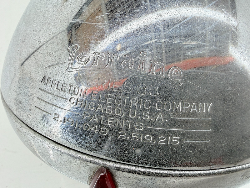 Appleton Electric Lorraine Series 33 Chrome Spotlight Rat Rod 5" C37-59