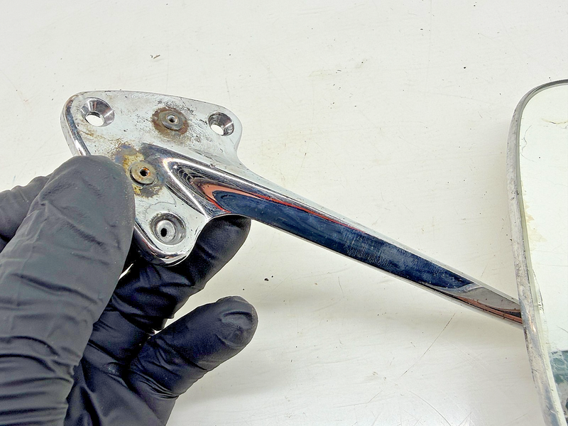 OEM 1965 - 1967 VOLKSWAGON BEETLE BUG REAR VIEW MIRROR CHROME 113857511C C69-1