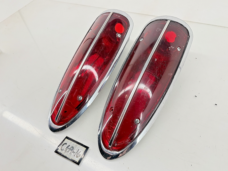 OEM 1958 1959 1960 C1 Corvette Tail Light Assemblies Housings Lenses GM 5948765
