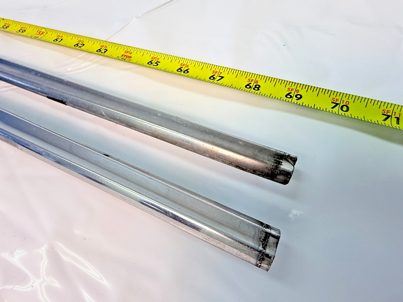 OEM 1960 Chevrolet Impala 4 Door Rear Long Quarter Fin Molding 69.5" 60 S1-63