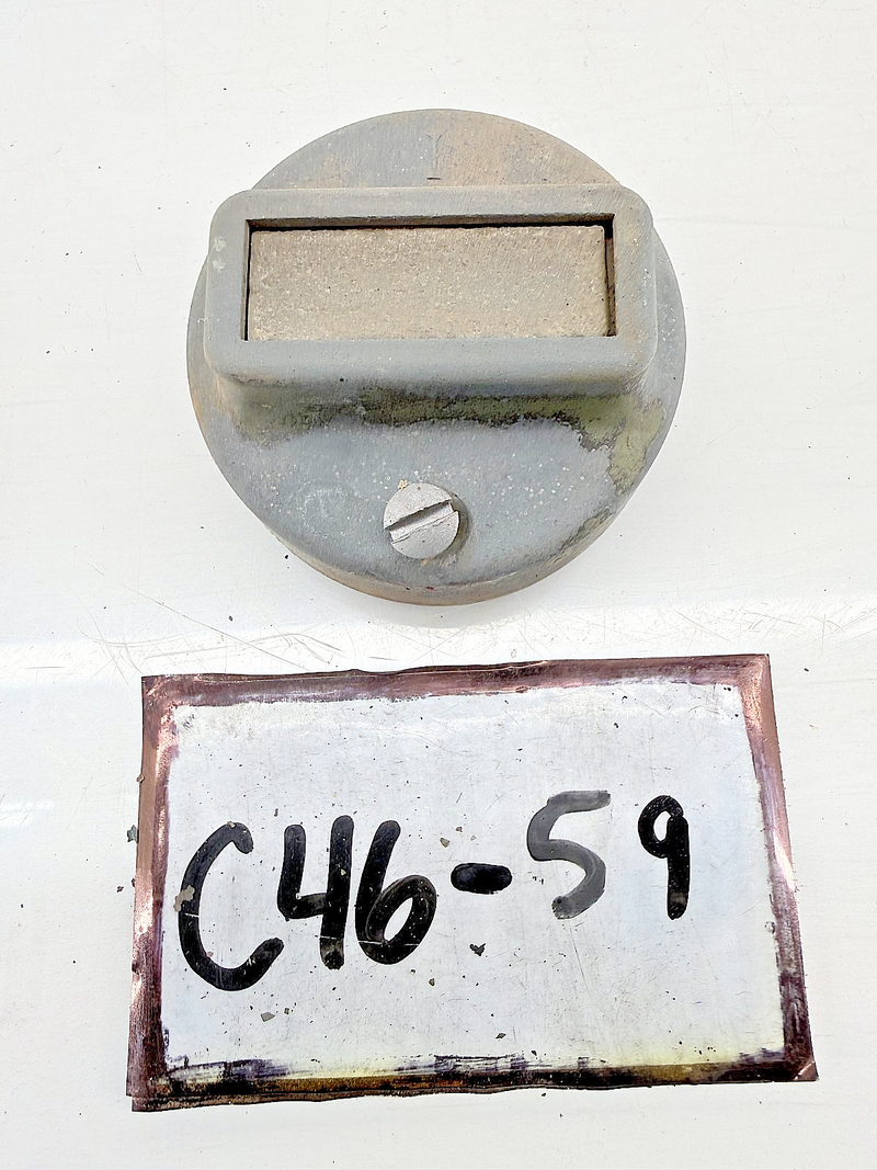 Original Ford GPW Jeep F Marked Blackout Light Grill Marker Light Cover C46-59