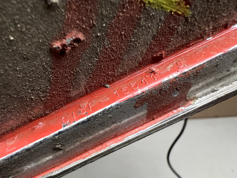 FORD THUNDERBIRD REAR BUMPER BACKUP LIGHT HOUSINGS 1961-1963 OEM U1C-B9-1