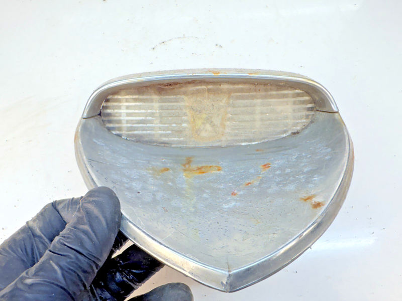 OEM Ford 1958 Fairlane Hood Scoop Ornament Bezel Trim BAD-16853-A C27-46