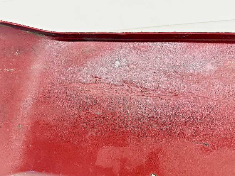 RARE OEM 1984 - 1986 FORD MUSTANG LH DRIVER REAR INTERIOR LOWER QUARTER TRIM EXT