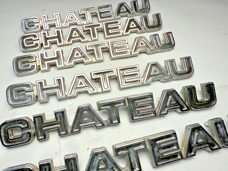 (1) OEM 1975-1979 Ford E100 E150 E250 Econoline Van CHATEAU EMBLEM B32-186