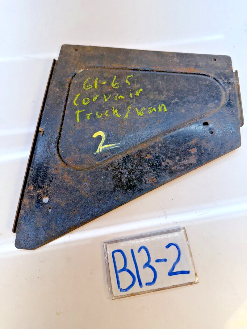 OEM 1961 - 65 Corvair Truck Van Engine Compartment Side Plate 61 62 63 64 B13-2