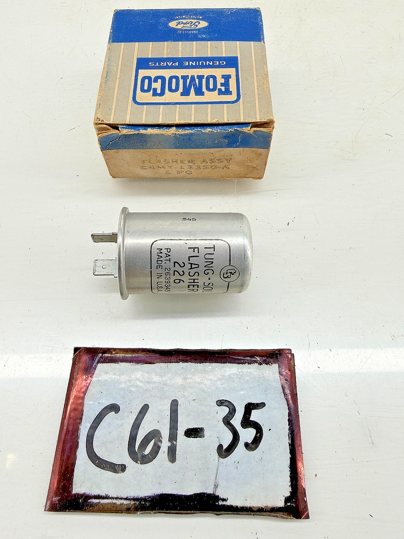 NOS 1966 Mercury Comet Monterey \ Turn Signal Flasher C6MY-13350-A FoMoCo C61-35