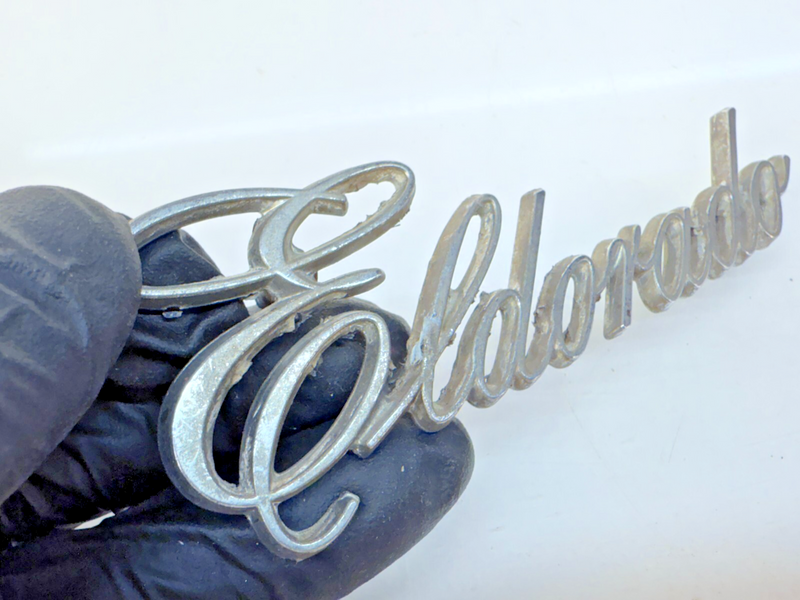 OEM 1986 - 1989 Cadillac Eldorado Trunk Emblem Vintage Script 20082823 B32-206