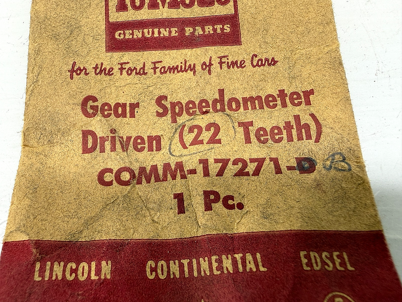 NOS 1960 - 1970 FORD MUSTANG FAIRLANE FALCON Speedometer Drive Gear C0MM-17271-B