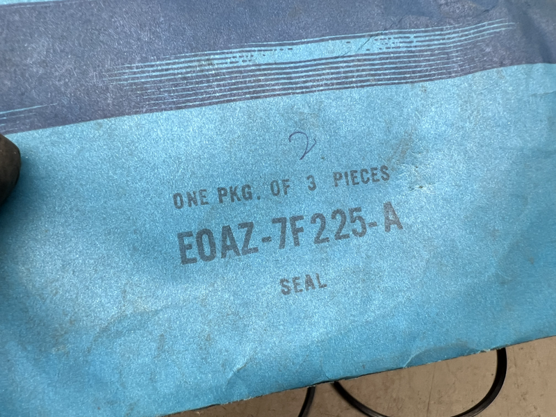 (2) NOS OEM Ford Transmission Oil Seal E0AZ-7F225-A B31-128