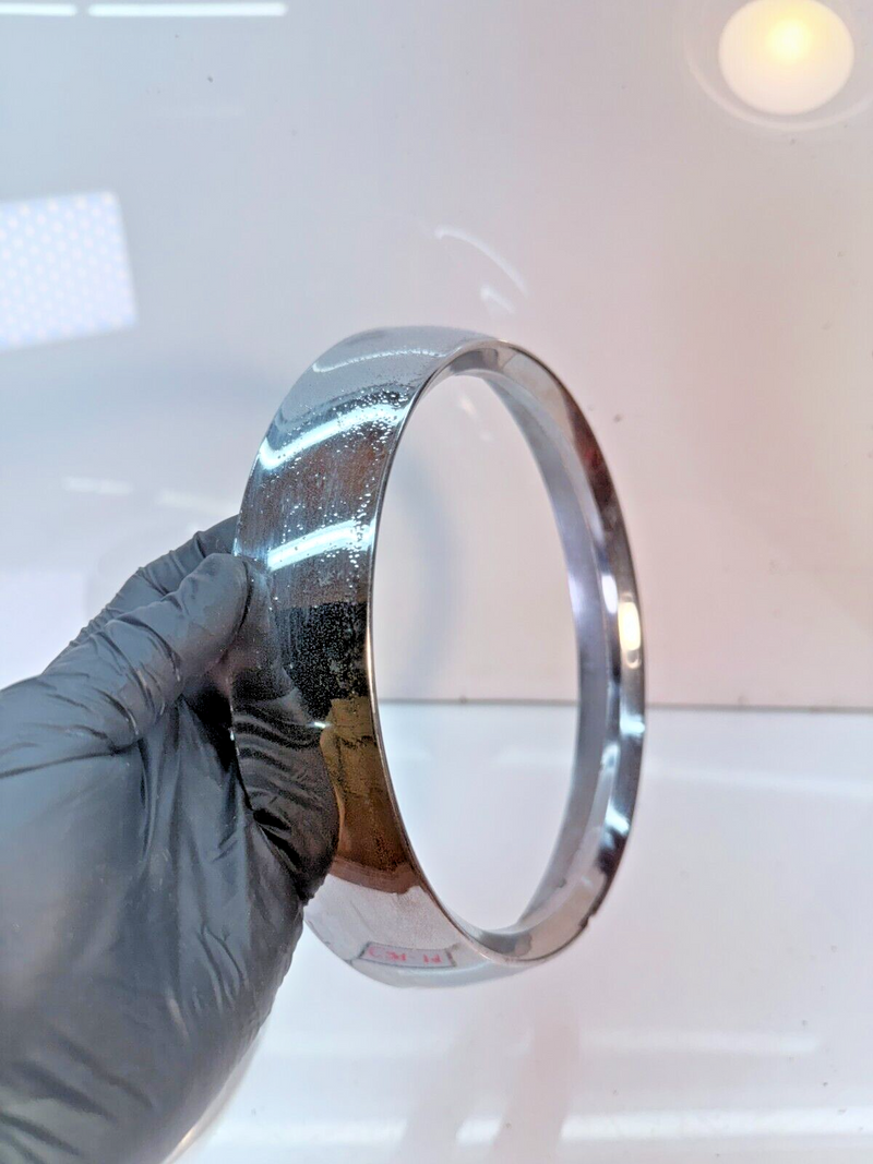 Jeep CJ Chrome Headlight Bezels Trim Beauty Ring Bezel Pair CJ7 CJ5 CJ8 C24-19