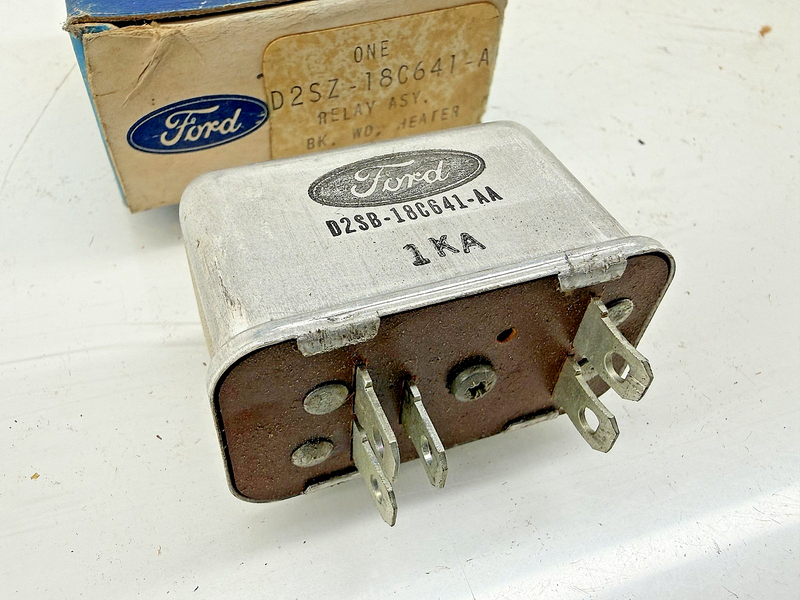NOS 1972 FORD THUNDERBIRD Rear Window Defogger Relay D2SZ-18C641-A C62-40