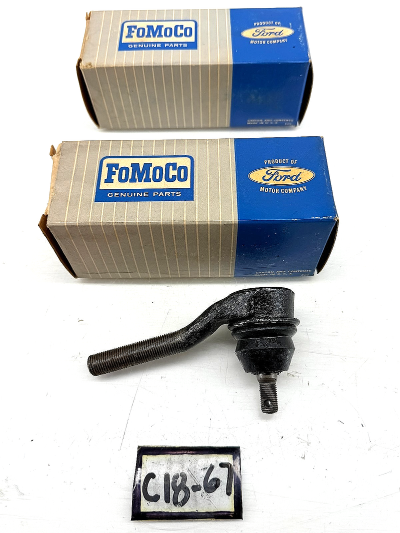 (1) NOS 1960 - 1966 Ford Falcon Mustang Comet Tie Rod End C3DZ-3A130-K C18-67