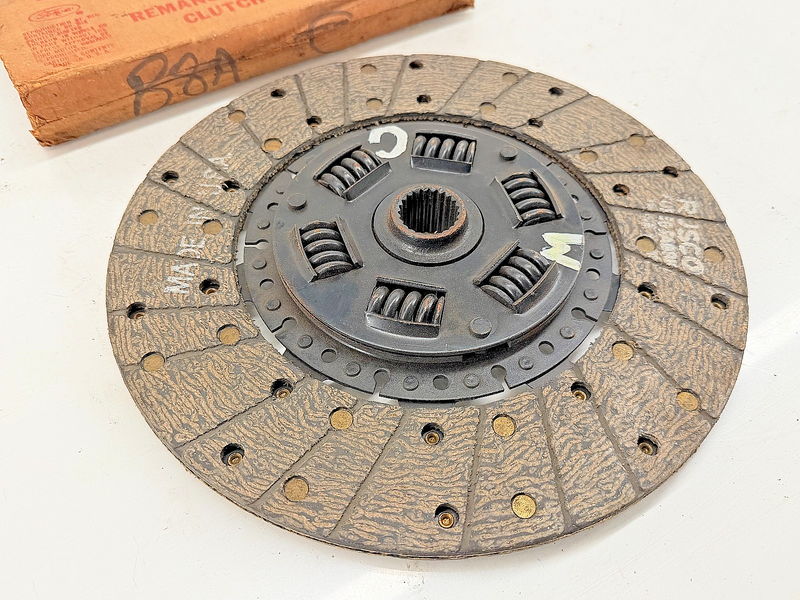 NOS OEM 1958 Ford Galaxie Fairlane Clutch Disc Assembly FoMoCo B8A-7550-C C59-17