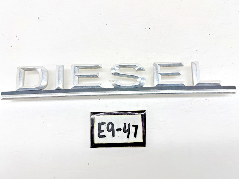OEM 1975 - 1986 Mercedes Diesel Trunk Emblem Badge 123-817-00-15 E9-47