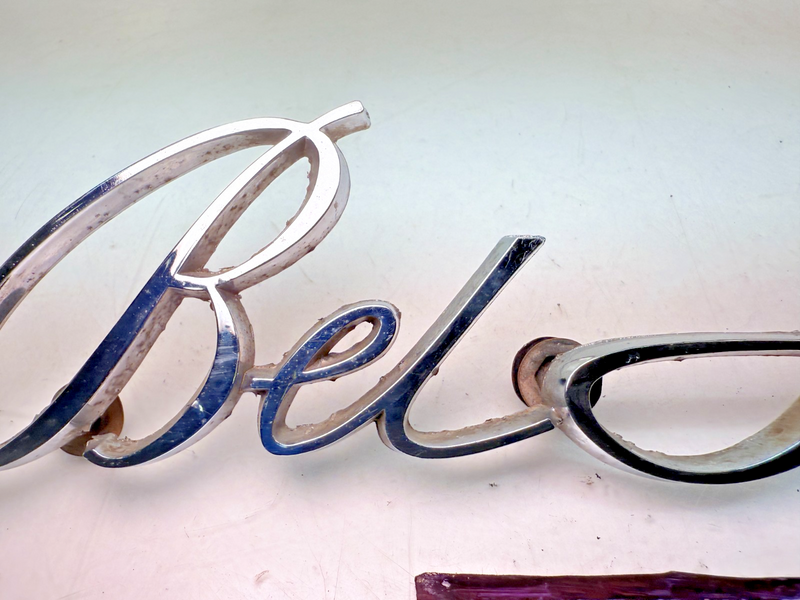 OEM 1968 1969 1970 Chevrolet Front Fender “Bel Air” Name Plate GM 3920868 E7-35